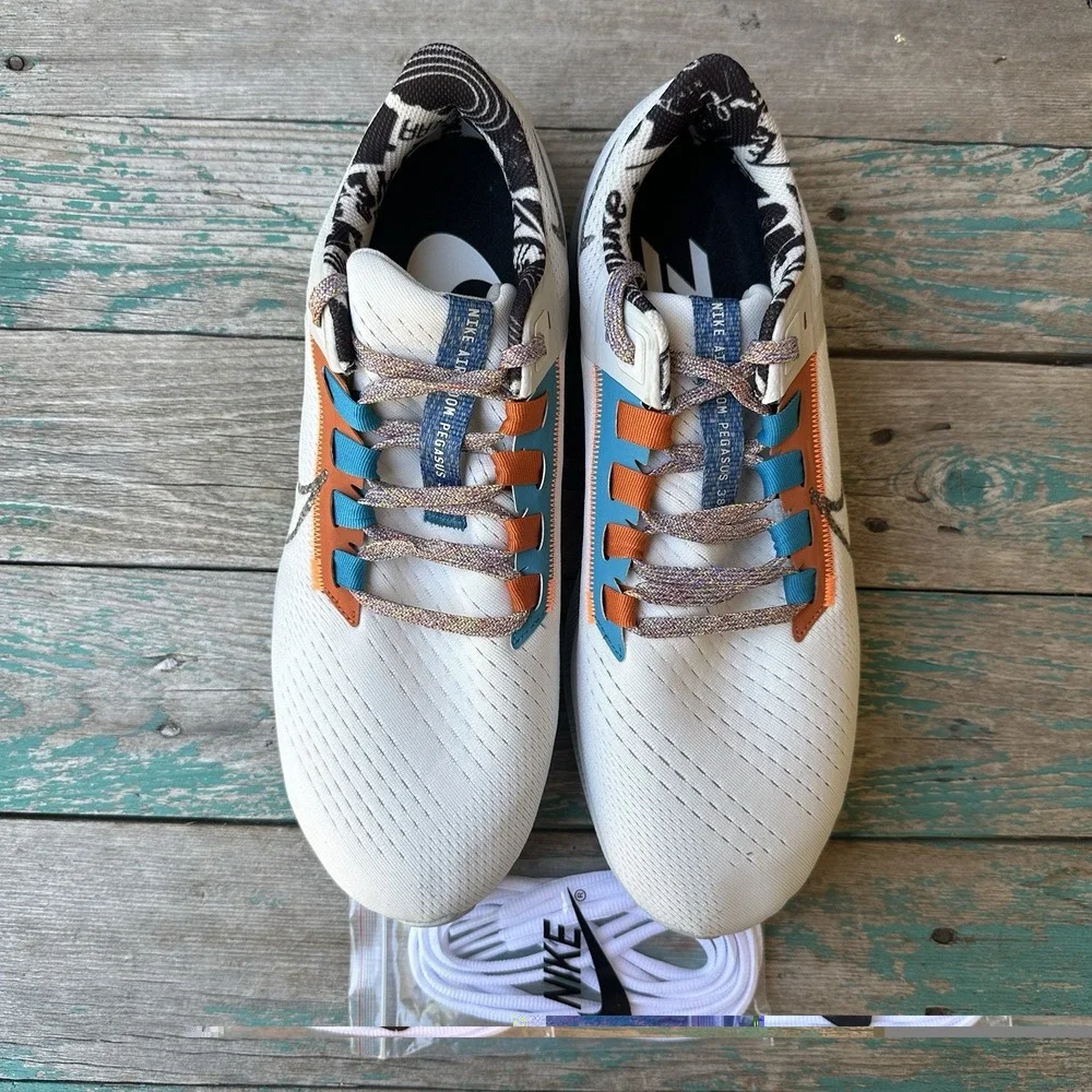 Nike Air Zoom Pegasus 38 Shoes Mens 11 White Photon Dust Running DC4520-100 READ